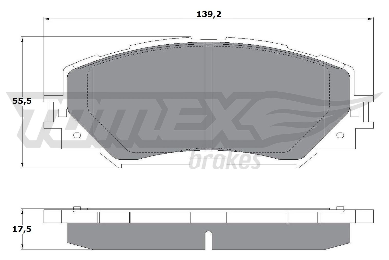 TOMEX Brakes TX 14-72 Sada...